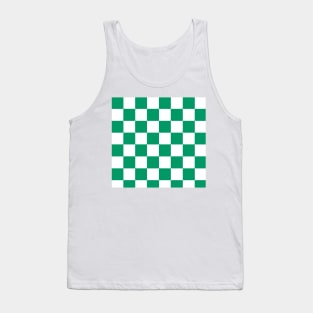 Celtic Green and White Tank Top